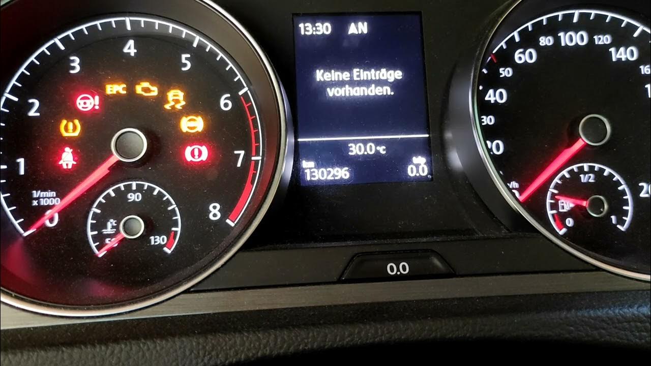 Service Anzeige zurückstellen VW Golf 7/ reset Inspektion (deutsch) YouTube