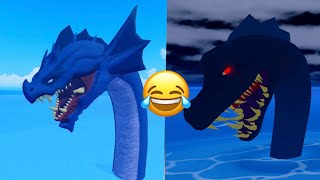 I Used My Summon Sea Beast Ability To Troll In Blox Fruits Leviathan Hunt