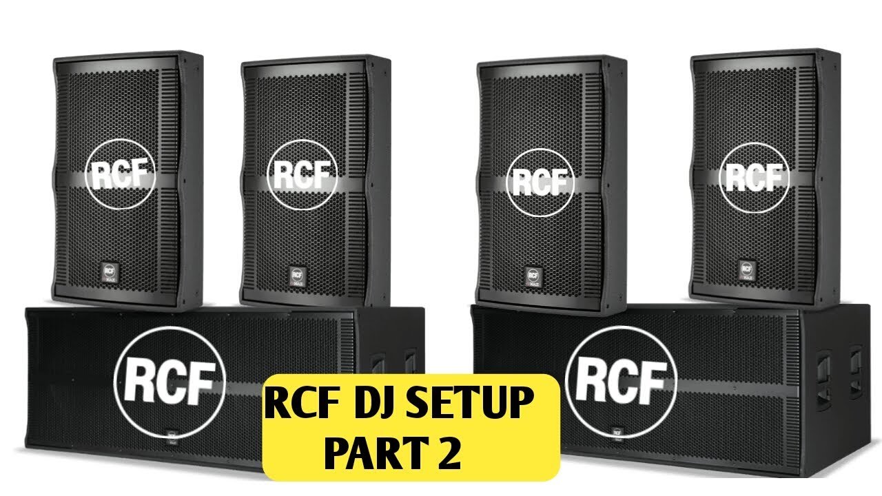 Rcf dj setup full price part2 video 