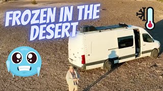 Freeze Warnings  Quartzsite Desert  Diesel Heater in A Van