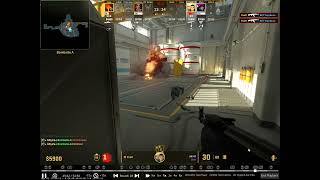 ExeR 1vs4 clutch on Nuke CS2