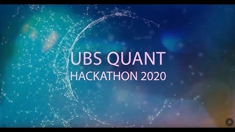 Alphien UBS Virtual Quant Hackaton 2020