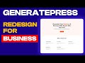 (Part 1)- Generatepress one page website | How To Create A One Page Website in WordPress