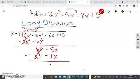Why synthetic division works