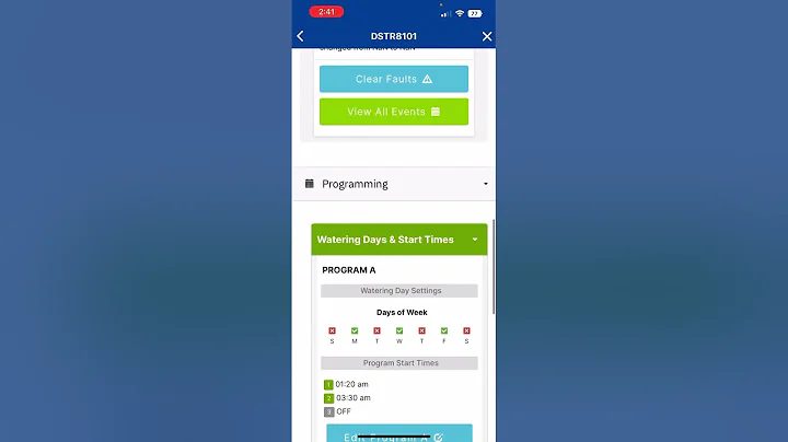 How to Set OMIT DAYS Using the SmartLink Remote Application