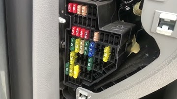 2007 VW Jetta Fuse Box Location & Relay Location