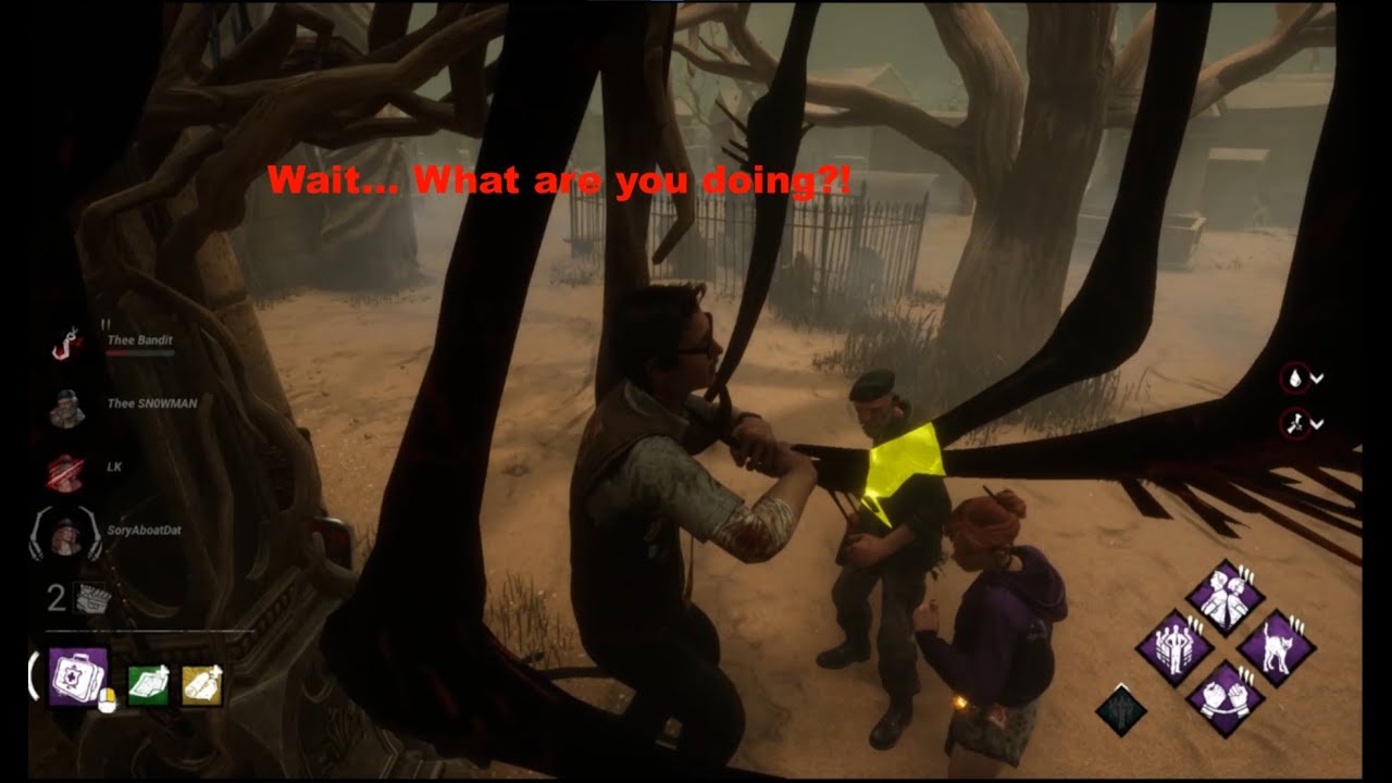 Even the KILLER couldn't believe that my TEAMMATES left me on the hook ...
