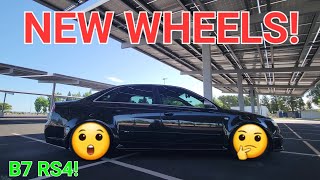 NEW WHEELS for my 2007 Audi B7 RS4!