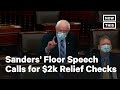 Bernie Sanders Urges Senate to Raise Stimulus Checks to $2,000 | NowThis