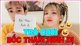 [ TRÒ CHƠI VLOG ] THỬ THÁCH BỐC THĂM KINH DỊ ĐẾN TỪ ĐỨC MÕM , BÉ MON KHÓC HÉT 😱🤣