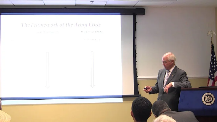 "Professionalism in the U.S. Government" with Dr. ...