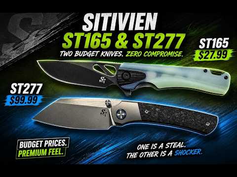2 Knives. Both Budget. But One Feels Like A $200 Knife!  | Sitivien ST277 & ST165