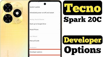 How to enable Developer Options on Tecno Spark 20C || Tecno Spark 20Cdeveloper options ||