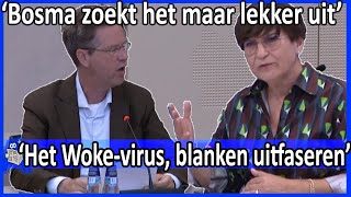 Martin Bosma 'Uitfaseren van blanken, anti Blank & Woke-Virus' v Ploumen Debat Tweede Kamer Cultuur