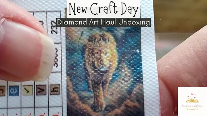 NEW CRAFT DAY unboxing, diamond painting projects,...