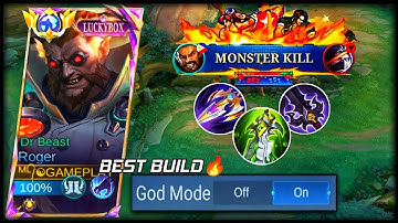 The Ultimate Roger Meta Builds & Emblems 2025 (Must Try!! - Top Global Roger - MLBB