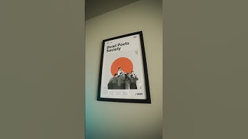 minimalist movie posters are the way to go 🙌 #roomtour #poster #movieposter #shorts