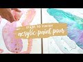 Acrylic Paint Pouring - Beginners (Supply List)