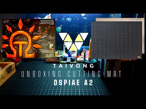Unboxing cutting mat DSPIAE A2 | Đập hộp bảng cắt kỹ thuật DSPIAE A2
