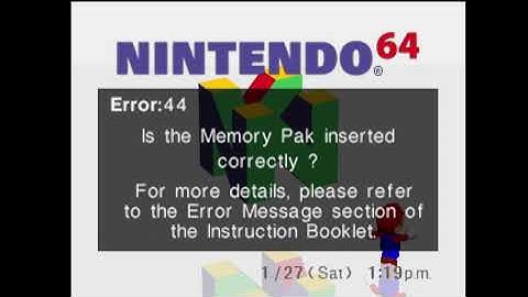 Nintendo 64DD - Error: 44 (POSSIBLE LOST MEDIA?)