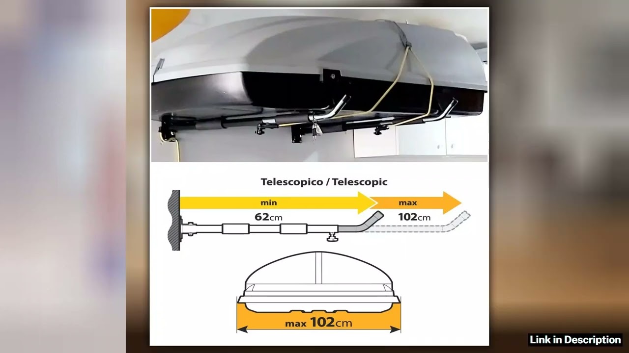 1 Pair of Wall Mount Storage Rack for Car Rooftop Cargo Box SUP Paddle Board Surfboard Kayak bike g