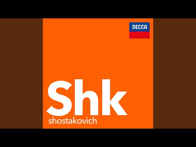 Shostakovich: Chamber Symphony, Op. 110a (Orch. Barshai After