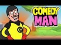 Superhero cartoon  comedy man  animated series teaser