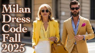 Milan Fashion Diary September 2025: New Fall Season Outfits Worn by Milanese. Luxury Window Shopping