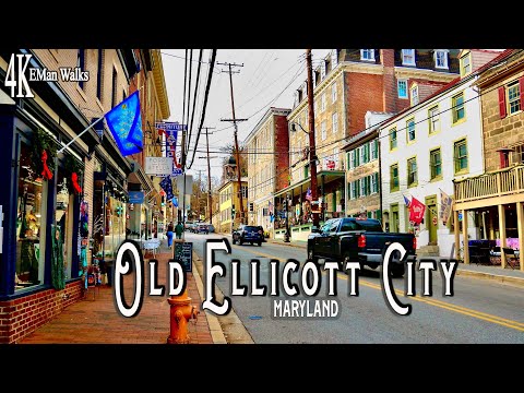 Old Ellicott City Walk 4K - Best Historic Town in MD!?