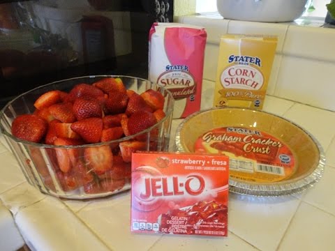 Fresh Strawberry Pie, Super Easy to Make!