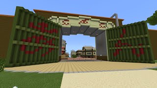 Hidden Leaf Village - Konohagakure in Minecraft, from 