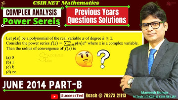 Power Series | Csir net mathematics June 2014 | Part-B Previous year questions | Complex Analysis