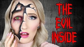 THE EVIL INSIDE  HALLOWEEN MAKEUP LAST MINUTE (ohne Kunstblut & Latex) - TheBeauty2go