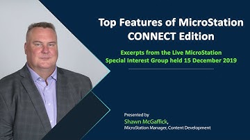 6 -  MicroStation Live SIG Excerpt, Dec 15 2019: Search, Drawing Boundaries, Place Elevation