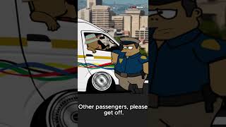 Metro Cop Pulls Over Overload Taxi  taxidoctor caranimation