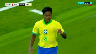 17 Year Old Edrick Dominates Spain on the Field