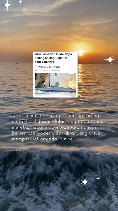 Turki Pamer Kapal Perang Serang Cepat Buatan Lokal! Canggih & Mematikan 🔥#shorts