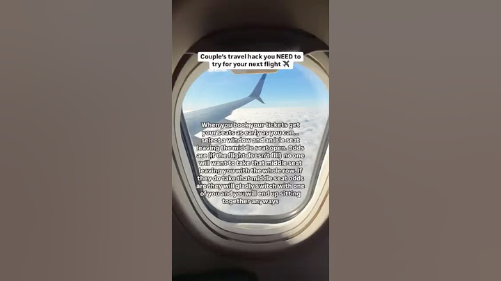 Couples NEED to try this plane seat trick before booking flights #travelhacks #traveltips #flights
