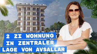 2 Zimmer Wohnung in zentraler Lage von Avsallar