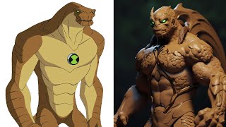 BEN 10 CHARACTERS AS DRAGON VERSIONS