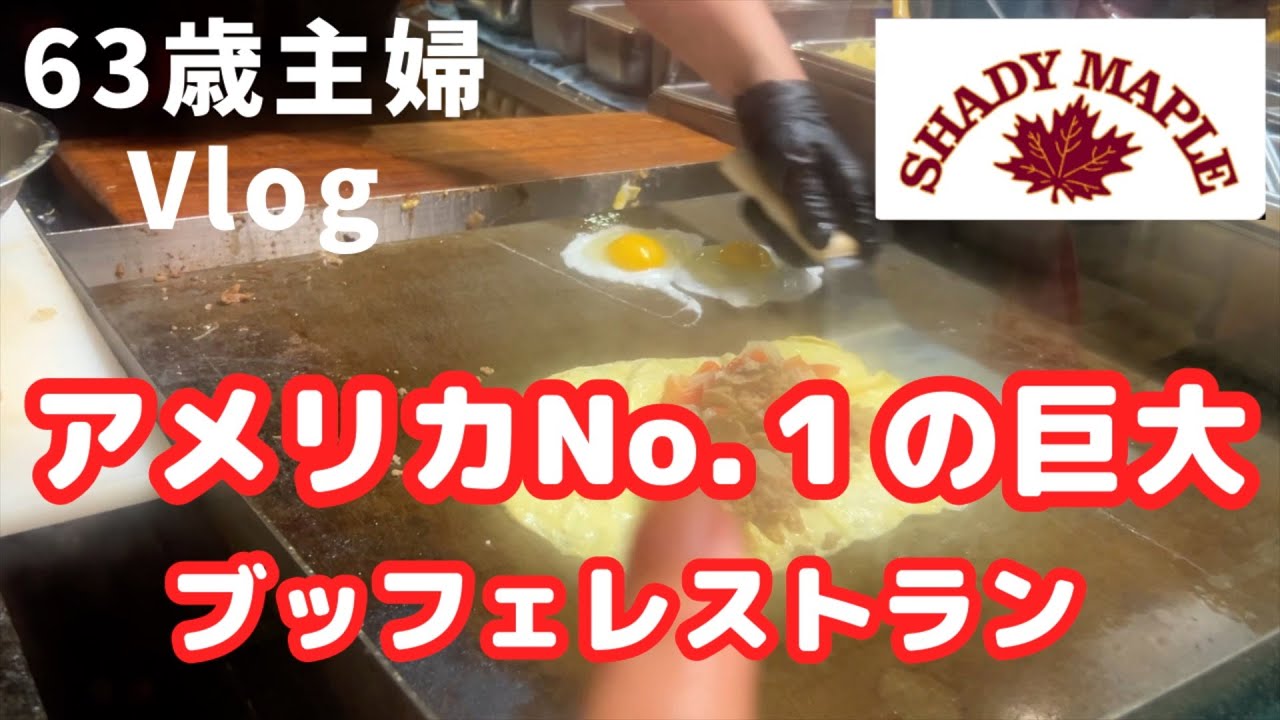 【アメリカ生活】アメリカで１番巨大なブッフェの朝食を食べに行ってきました／レストランと隣接する巨大なギフトショップ／アンティーク街道／シニアライフ60代／節約主婦／コメントについて