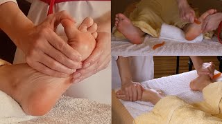 Sangat santai. Saya tertidur dengan Foot Massage Reflexology [ASMR no talking]