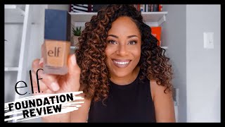 ELF FLAWLESS FINISH FOUNDATION REVIEW| A GREAT $6 FOUNDATION !?!?!?| LIA LAVON