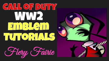 Call of Duty WW2: How to make Invader Zim/ Emblem Tutorial
