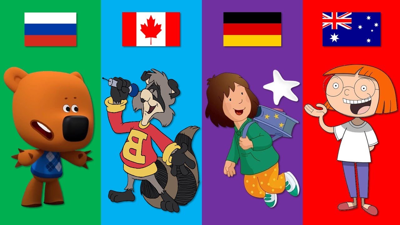 Cartoons From Different Countries | Pt.24 - YouTube