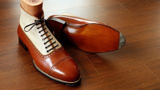 Process Of Making Handmade Classic Balmoral Boots