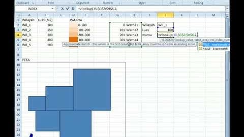 Change Color Shape | Megganti Warna Shape dengan VBA (Peta Tematik Excel)