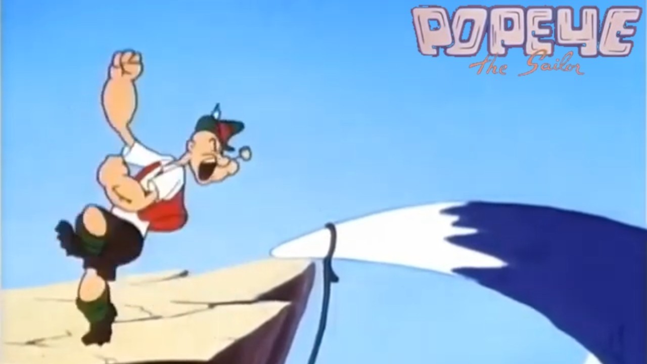 Alpine for You 1951 Popeye the Sailor Famous Studios Cartoon Short Film | #Popeye Animation Review