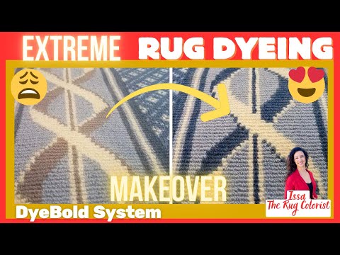 Comment teindre défraîchi Tapis par DyeBold Tapis Dyeing