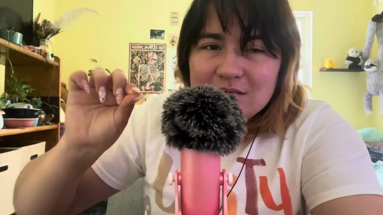 ASMR || Visual Practice - Camera Adjusting Energy Plucking, Hair Scratching, and More!